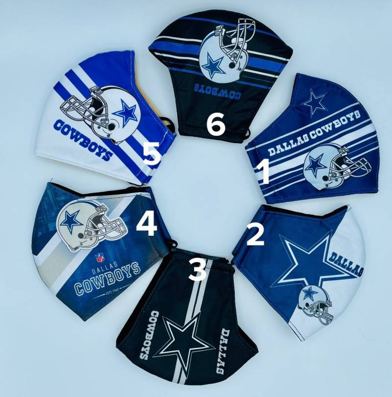 Nfl Dallas Cowboys Hochwertige Sportgesichtsmaske, Gesichtsmaske Für Erwachsene, Football-Gesichtsmaske, Nfl-Gesichtsmaske, Sportgesichtsmaske von maskzitupshop