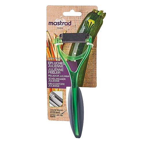 Mastrad Gemüseschäler - Spagettischäler mit langem ergonomischen Griff - spülmaschinenfest - auch als Zucchinischneider, Julienneschäler und Gemüseschneider Mastrad Gemüseschäler - Spagettischäler mit langem ergonomischen Griff - spülmaschinenfest - auch als Zucchinischneider, Julienneschäler und Gemüseschneider von mastrad