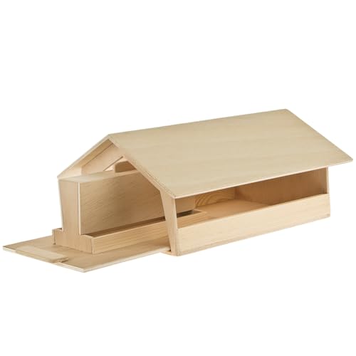 matches21 HOME & HOBBY Vogelhaus DIY Holz Bastelset für Kinder ab 11 Jahren mit Futterautomat von matches21 HOME & HOBBY