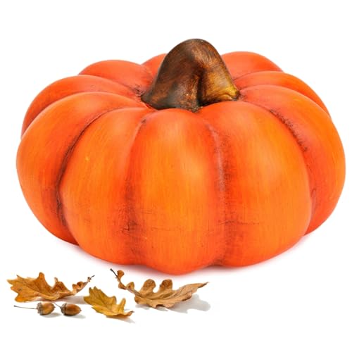 matches21 HOME & HOBBY Zierkürbis orange als Herbst-Deko in 16 cm - Keramik Kürbis als wetterfeste Outdoor Gartendeko - Kürbis-Deko als Erntedankfestdeko oder draußen Haustür Halloweendeko matches21 HOME & HOBBY Zierkürbis orange als Herbst-Deko in 16 cm - Keramik Kürbis als wetterfeste Outdoor Gartendeko - Kürbis-Deko als Erntedankfestdeko oder draußen Haustür Halloweendeko von matches21 HOME & HOBBY