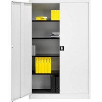 mauser Stahlschrank entero BF5-12 - 7035/7035 lichtgrau 120,0 x 50,0 x 195,0 cm, aufgebaut mauser Stahlschrank entero BF5-12 - 7035/7035 lichtgrau 120,0 x 50,0 x 195,0 cm, aufgebaut von mauser