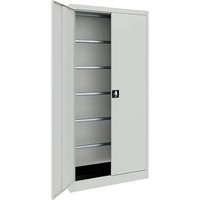 mauser Stahlschrank 790059A0 lichtgrau 95,0 x 42,0 x 195,0 cm, aufgebaut von mauser