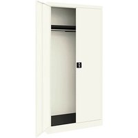 mauser Stahlschrank BF 5 G - 9010/9010 reinweiß 95,0 x 50,0 x 195,0 cm, aufgebaut mauser Stahlschrank BF 5 G - 9010/9010 reinweiß 95,0 x 50,0 x 195,0 cm, aufgebaut von mauser