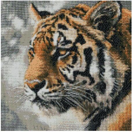 max stitch design Tiger, Seitenansicht, Kreuzstich-Set, 14 Karat, 150 x 150 Stich, 37 x 37 cm, Baumwolle, Tiger, Kreuzstich-Set max stitch design Tiger, Seitenansicht, Kreuzstich-Set, 14 Karat, 150 x 150 Stich, 37 x 37 cm, Baumwolle, Tiger, Kreuzstich-Set von max stitch design