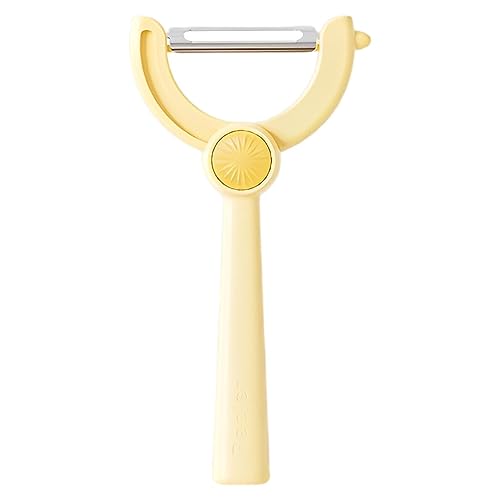 Obstschaber, 2-in-1-Küchenschäler mit ergonomischem Griff, Y-förmiger Schäler aus Edelstahl, bequemer und langlebiger Schäler, tragbarer Gemüseschäler für von maxal