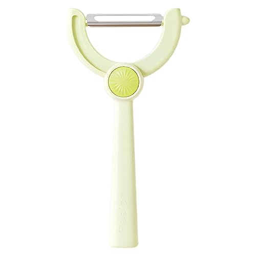 Obstschaber, 2-in-1-Küchenschäler mit ergonomischem Griff, Y-förmiger Schäler aus Edelstahl, bequemer und langlebiger Schäler, tragbarer Gemüseschäler für von maxal