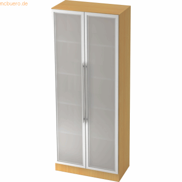 mcbuero.de Glastürenschrank Solid 5OH BxTxH 80x42x200,4cm Griff RE Buc mcbuero.de Glastürenschrank Solid 5OH BxTxH 80x42x200,4cm Griff RE Buc von mcbuero.de