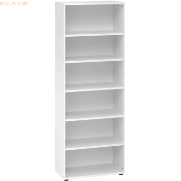 mcbuero.de Regal 6OH 80x40x215,6cm Weiß mcbuero.de Regal 6OH 80x40x215,6cm Weiß von mcbuero.de