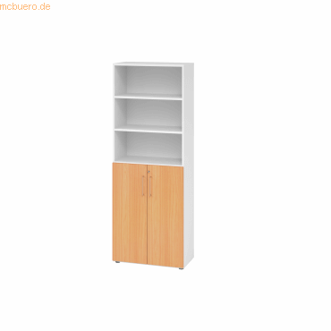 mcbuero.de Regal 6OH Türen 3OH weiß/Buche mcbuero.de Regal 6OH Türen 3OH weiß/Buche von mcbuero.de