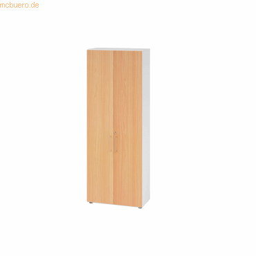 mcbuero.de Regal 6OH Türen weiß/Buche mcbuero.de Regal 6OH Türen weiß/Buche von mcbuero.de