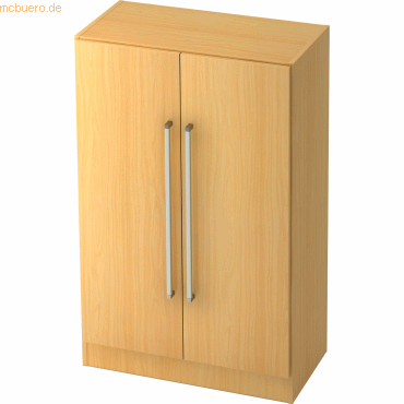mcbuero.de Schrank Solid 3OH BxTxH 80x42x127cm Griff CE Buche/Buche mcbuero.de Schrank Solid 3OH BxTxH 80x42x127cm Griff CE Buche/Buche von mcbuero.de