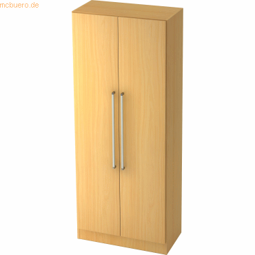 mcbuero.de Schrank Solid 5OH BxTxH 80x42x200,4cm Griff CE Buche/Buche von mcbuero.de