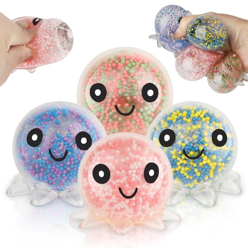 4 Stück Stressball Octopus Leuchtendes,Squishy Anti Stress Bälle,Antistressball Spielzeug Kinder und Erwachsene,Fidget Toy für ADHS,Partytüten Füllstoff Stressabbau Spielzeug für Weihnachten 4 Stück Stressball Octopus Leuchtendes,Squishy Anti Stress Bälle,Antistressball Spielzeug Kinder und Erwachsene,Fidget Toy für ADHS,Partytüten Füllstoff Stressabbau Spielzeug für Weihnachten von mciskin