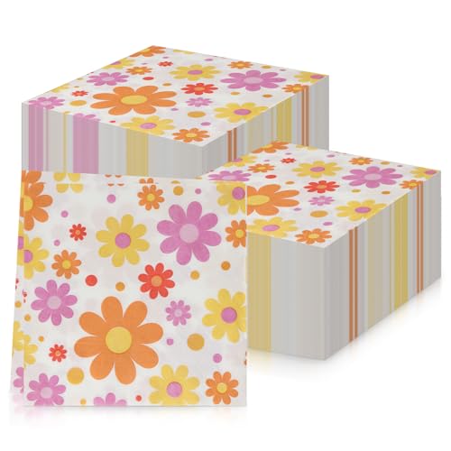 Gänseblümchen-Servietten, Blumen-Papierservietten, weiche Cocktailservietten Dinner Servietten, Blumen-Papierservietten, Tischdekorationen für Geburtstage Partys Hochzeitstage Weihnachten Babypartys Gänseblümchen-Servietten, Blumen-Papierservietten, weiche Cocktailservietten Dinner Servietten, Blumen-Papierservietten, Tischdekorationen für Geburtstage Partys Hochzeitstage Weihnachten Babypartys von mciskin