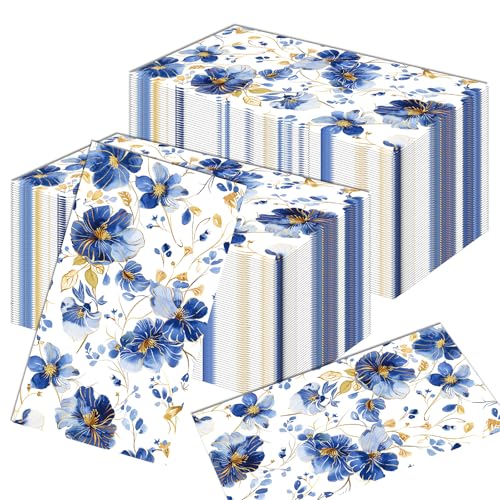 Königsblau Blume Papier Servietten, Cocktail Servietten Abendessen Servietten, weiche Floral Papier Servietten Servietten Geschirr für Geburtstag Party, Hochzeit, Valentinstag Königsblau Blume Papier Servietten, Cocktail Servietten Abendessen Servietten, weiche Floral Papier Servietten Servietten Geschirr für Geburtstag Party, Hochzeit, Valentinstag von mciskin