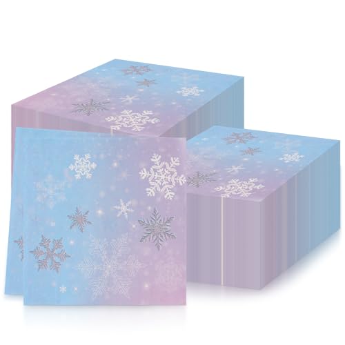 Weihnachts Party Servietten, Schneepapierservietten, Cocktailservietten Dinner Servietten, blaue Eiskönigin-Papierservietten, Seidenpapier für Geburtstagspartys, Hochzeiten, Weihnachten, Babypartys Weihnachts Party Servietten, Schneepapierservietten, Cocktailservietten Dinner Servietten, blaue Eiskönigin-Papierservietten, Seidenpapier für Geburtstagspartys, Hochzeiten, Weihnachten, Babypartys von mciskin