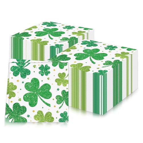 20 Stück St. Patrick's Party-Servietten, irische Festival-Servietten, St. Patrick's Servietten, Cocktail-Servietten, Dinner-Servietten, weiches Papier, Partygeschirr für St. Patrick's Day 20 Stück St. Patrick's Party-Servietten, irische Festival-Servietten, St. Patrick's Servietten, Cocktail-Servietten, Dinner-Servietten, weiches Papier, Partygeschirr für St. Patrick's Day von mciskin