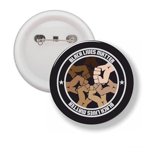 Button 58MM - Black Lives Matter, 58mm, Kunststoff von mcliving