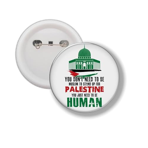 Button with Pin - Stand Up For Palestine von mcliving