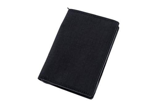 md-textil Dokumentenmappe A6 mit Reißverschluss (Schwarz) von md-textil