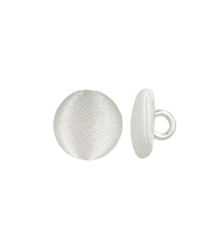 MDC Knöpfe mit Satin-Beschichtung, 9 mm, Weiß, 6 Stück MDC Knöpfe mit Satin-Beschichtung, 9 mm, Weiß, 6 Stück von mdc