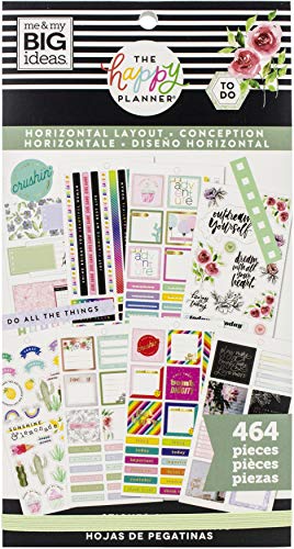 ME & MY BIG IDEAS Happy Planner STCKRS, horizontal, 464/Pkg von me & my BIG ideas