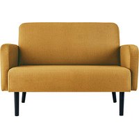 meet powered by PAPERFLOW 2-Sitzer Sofa LISBOA safran schwarz Stoff 124,0 x 81,5 x 83,0 cm, 1 St. von meet powered by PAPERFLOW