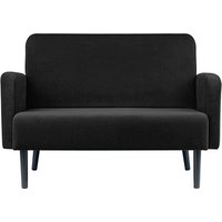 meet powered by PAPERFLOW 2-Sitzer Sofa LISBOA schwarz Stoff 124,0 x 81,5 x 83,0 cm, 1 St. von meet powered by PAPERFLOW