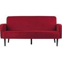 meet powered by PAPERFLOW 3-Sitzer Sofa LISBOA rot schwarz Stoff 176,0 x 81,5 x 83,0 cm, 1 St. von meet powered by PAPERFLOW