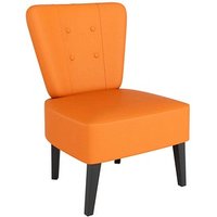 meet powered by PAPERFLOW Besuchersessel Brighton FTBRISC.01.05 orange Kunststoff von meet powered by PAPERFLOW
