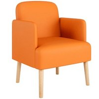 meet powered by PAPERFLOW Besuchersessel Brooks  FTBROSC.23.05 orange Kunststoff, 1 St. von meet powered by PAPERFLOW