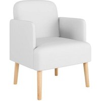 meet powered by PAPERFLOW Besuchersessel Brooks  FTBROSC.23.13 weiß Kunstleder, 1 St. von meet powered by PAPERFLOW