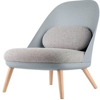 meet powered by PAPERFLOW Sessel COCOON grau buche Kunststoff 70,0 x 65,5 x 75,5 cm, 1 St. von meet powered by PAPERFLOW