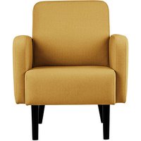 meet powered by PAPERFLOW Sessel LISBOA safran schwarz Stoff 71,0 x 81,5 x 83,0 cm, 1 St. von meet powered by PAPERFLOW