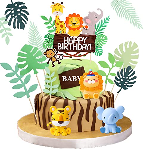 meetyours Safaritiere Kuchendekoration Kuchendeko Tiere Elefant Tiger Löwe Dschungeltiere Kuchendekoration Geeignet Für Cupcake Dekoration, Dschungel Thema Geburtstag Party Dekor, r23 meetyours Safaritiere Kuchendekoration Kuchendeko Tiere Elefant Tiger Löwe Dschungeltiere Kuchendekoration Geeignet Für Cupcake Dekoration, Dschungel Thema Geburtstag Party Dekor, r23 von meetyours