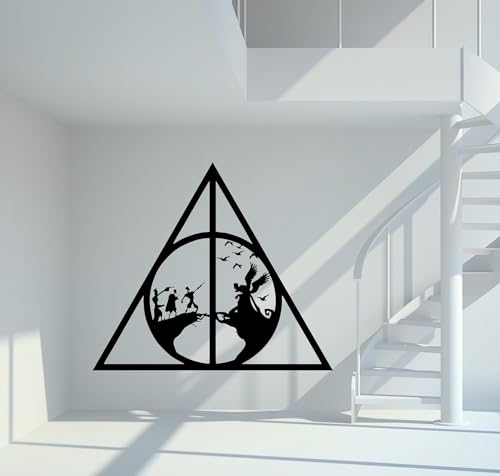 Wandtattoo Harry Potter Heiligtümer des Todes Größe M - ca. 50cm x 43cm von mein-motiv.com