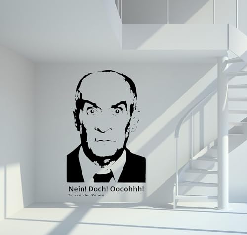 Wandtattoo Louis de Funes - Zitat Größe S - ca. 30cm x 19cm Wandtattoo Louis de Funes - Zitat Größe S - ca. 30cm x 19cm von mein-motiv.com