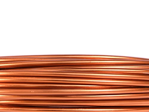 Aluminiumdraht 12m // Ø 2mm // 100g // Dekodraht Basteldraht Bindedraht zum Basteln und Dekorieren (ORANGE) von meindekoartikel