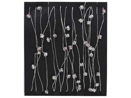 Diamantendraht 5 m - Diamanten auf Draht - Ideal für Hochzeit Brautschmuck Floristik DIY Bastelprojekte Festliche Dekoration von meindekoartikel