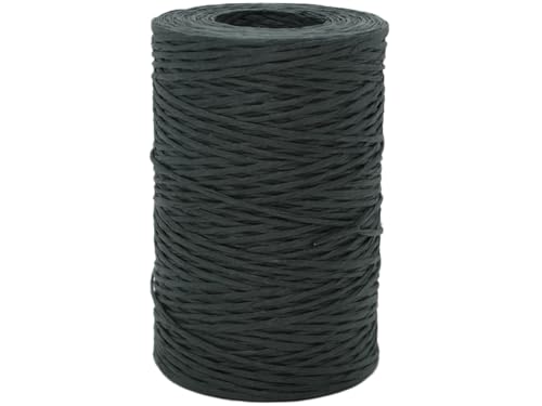 Papierbindedraht 205 m, Ø 0,4mm - Papierdraht Bindedraht Blumendraht Basteldraht - Ideal für Blumengestecke DIY Bastelprojekte Dekoration Trockenblumenstrauß Garten (GRÜN) von meindekoartikel