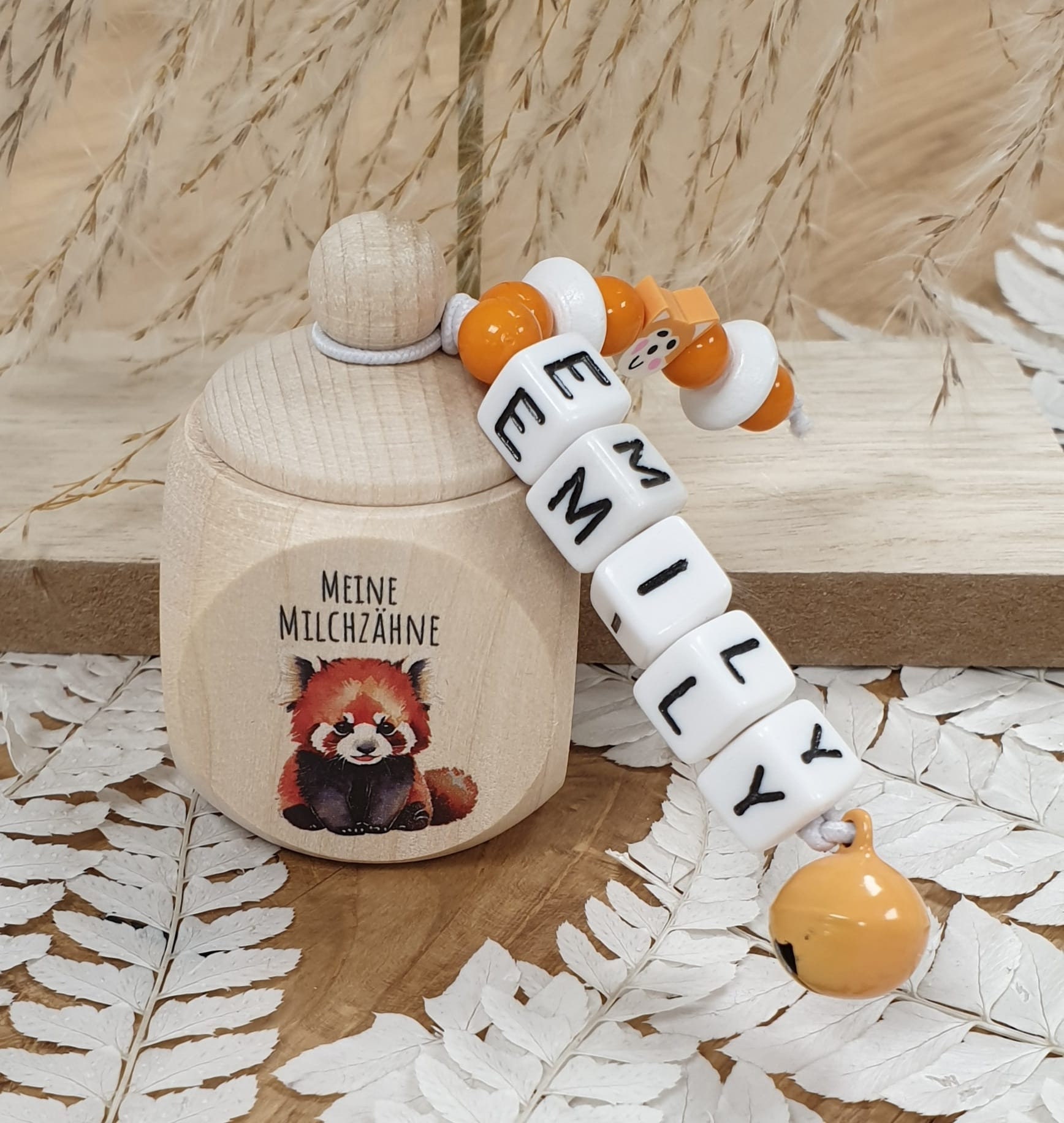 Zahndose Aus Holz Roter Panda - Personalisiert Zur Aufbewahrung Der Milchzähne Zahndose Aus Holz Roter Panda - Personalisiert Zur Aufbewahrung Der Milchzähne von meinkerzenshop