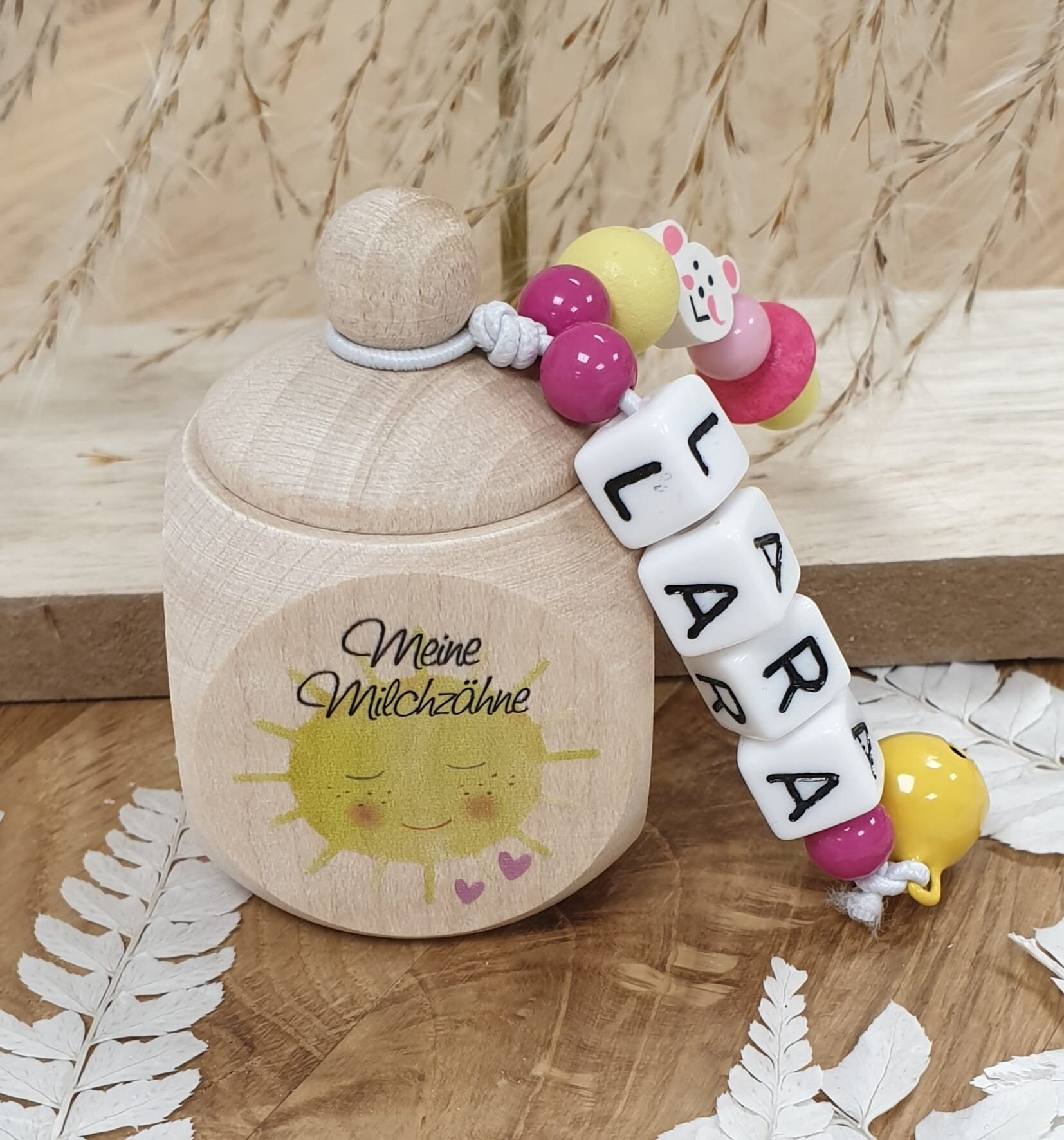Zahndose Aus Holz Sonne - Personalisiert Zur Aufbewahrung Der Milchzähne Zahndose Aus Holz Sonne - Personalisiert Zur Aufbewahrung Der Milchzähne von meinkerzenshop