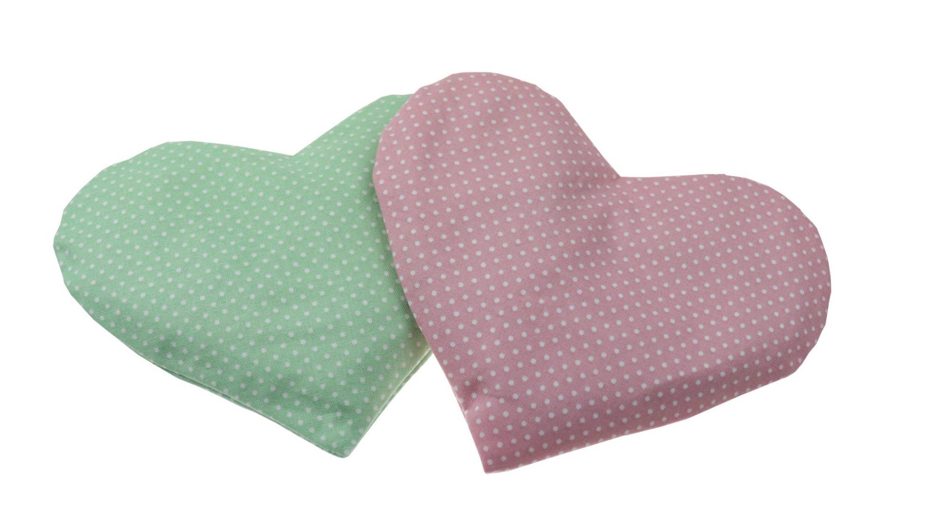 Personalisiertes Wärmekissen Herz Punkte Baby Körnerkissen Babygeschenk Rapskissen Rosa Grün - Herzkissen Zum Wärmen Personalisiertes Wärmekissen Herz Punkte Baby Körnerkissen Babygeschenk Rapskissen Rosa Grün - Herzkissen Zum Wärmen von meinnameManufaktur
