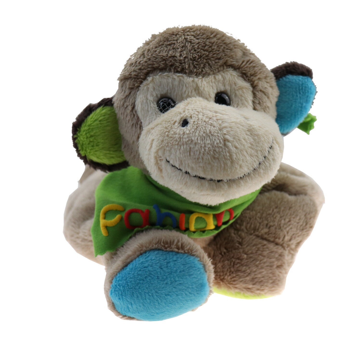 Wärmekissen Wärmetier Affe Mit Halstuch Und Namen Oder Spruch - Personalisiertes Baby Körnerkissen Rapskissen Wärmekissen Wärmetier Affe Mit Halstuch Und Namen Oder Spruch - Personalisiertes Baby Körnerkissen Rapskissen von meinnameManufaktur