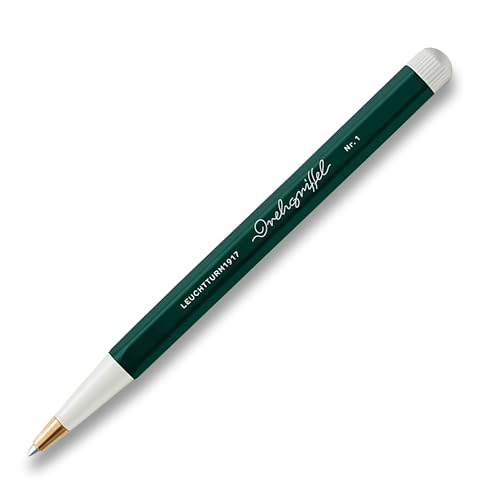 meinnotizbuch.de Drehgriffel Kugelschreiber von Leuchtturm1917 personalisierbar Farbe forest green von meinnotizbuch.de
