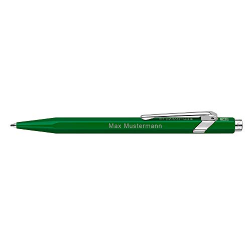 Caran d'Ache Kugelschreiber 849 Classic personalisiert mit Namen oder Text | Mine in blau | classic-grün… von meinnotizbuch