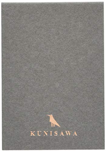 Kunisawa Find Sticky Memo Pad grau | Post its aus Japan 80 Blatt mit Kupferschnitt von meinnotizbuch