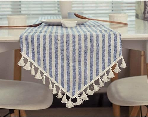meioro Gestreifte Tischläufer Fringe Tischläufer Einfache und Elegante Heimtextilien für Den Innen- und Außenbereich meioro Gestreifte Tischläufer Fringe Tischläufer Einfache und Elegante Heimtextilien für Den Innen- und Außenbereich von meioro