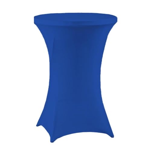 meioro Stretch Stehtischhusse Ø 80cm Polyester Enge Tischdecke, Abwaschbar Rund Husse, Faltenresistente Hussen mit Verstärkung Fußbereich Geeignet für Events Hochzeiten Partys(Marineblau,60Dx110H cm) meioro Stretch Stehtischhusse Ø 80cm Polyester Enge Tischdecke, Abwaschbar Rund Husse, Faltenresistente Hussen mit Verstärkung Fußbereich Geeignet für Events Hochzeiten Partys(Marineblau,60Dx110H cm) von meioro