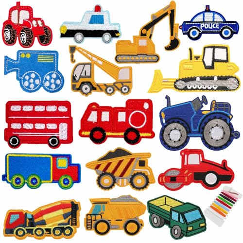 16pcs Flicken zum Aufbügeln Kinder,Auto Bügelflicken Jungen Patches zum Aufbügeln Erwachsene Aufbügelflicken Kinder Knie Aufnäher zum Aufbügeln für Kleidung Jacken Rucksäcke Jeans 16pcs Flicken zum Aufbügeln Kinder,Auto Bügelflicken Jungen Patches zum Aufbügeln Erwachsene Aufbügelflicken Kinder Knie Aufnäher zum Aufbügeln für Kleidung Jacken Rucksäcke Jeans von mellystore